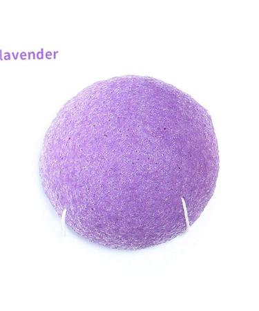 1PC Facial Sponge Natural Activated Ingredient Face Cleansing Sponge Exfoliating Tool Loofah Puff Body Shower Sponge(Lavender Purple)