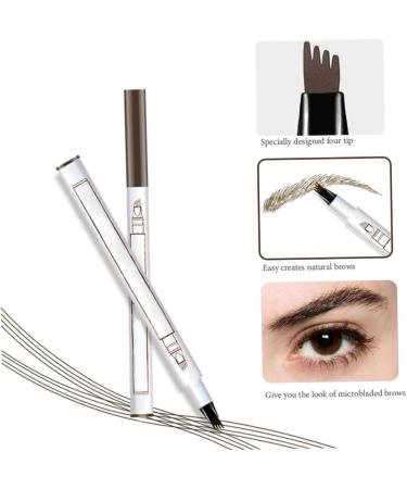 Waterproof Brow Pen Eyebrow Pen Waterproof Eyebrow Pencil for Professional Makeup Natural Brow 3pcs - Buy Online on SooperMarket.com