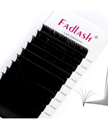 Fadlash Easy Fan Lashes DD Curl 0.07 11-19mm Mixed Length Russian Eyelashes Extensions - Buy Online on SooperMarket.com