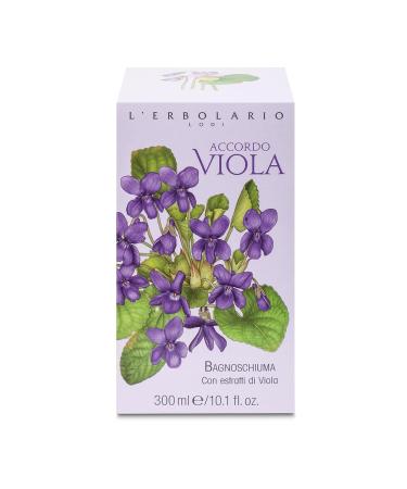 LErbolario Shower Gel Accordo Viola 10.1 oz - Moisturizing Floral Powdery Body Wash with Violet Extracts - Cruelty-Free International Shipping - Buy Online on SooperMarket.com