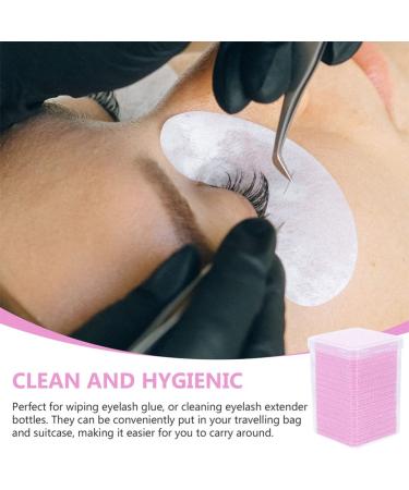 KALLORY Makeup Wipes & Nail Polish Remover Pads - Lint Free Eyelash Extension Cleaning Cotton Pads (4 Boxes) | Shop Internationally - Buy Online on SooperMarket.com