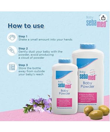 Buy Sebamed Baby Powder 200g - Gentle Care for Your Baby's Skin | International Shipping Available - Buy Online on SooperMarket.com