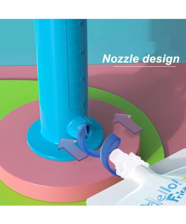 Squeeze Station 7pcs Baby Food Pouch Maker with Reusable Pouches - Portable DIY Fruit Puree Filler for Infants & Toddlers - Blue, Perfect for Outdoor Travel & Kindergarten - Buy Online on SooperMarket.com
