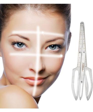 Tiuimk Stainless Steel Eyebrow Microblading Triangle Ruler - Silver - Buy Online on SooperMarket.com