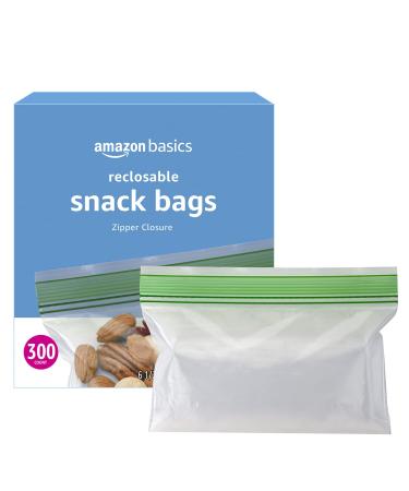 Amazon Basics Snack Storage Bags, 300 Count (Previously Solimo)