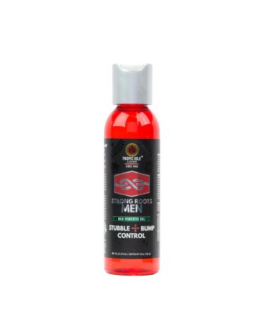 Strong Roots Men Stubble + Bump Control - Treat Razor Bumps Stubble and Ingrown Hair Aftershave Solution for Smoother Skin Natural Jamaican Black Castor Oil Infused with Red Pimento Serum