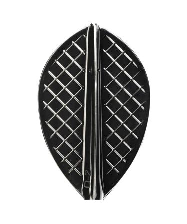 COSMO DARTS FIT Flight PRO Dart Flights D-2 Black