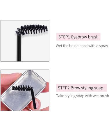 20g Eyebrow Soap Kit Colorless Lasting Brows Styling Soap Makeup Balm Styling Eyebrow Shaping Dye Cream Waterproof Long Lasting No Irritating Eyebrow Styling Shaping Cream - Buy Online on SooperMarket.com
