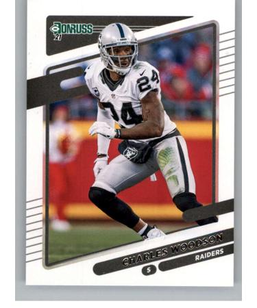 2021 Donruss #91 Charles Woodson Oakland Raiders NFL Football Card NM-MT