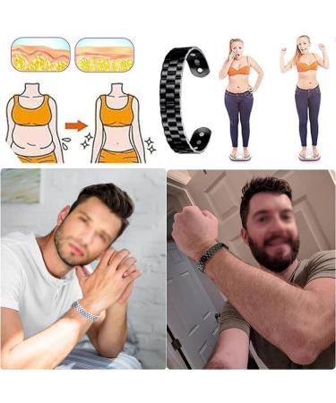 Prostapower Magnetic Copper Band Adjustable Length Simple and Fashionable Quantum Magnetic Bracelet Copper Bracelet for Men Women (One Size 2PCS-B) One Size 2pcs-b - Buy Online on SooperMarket.com