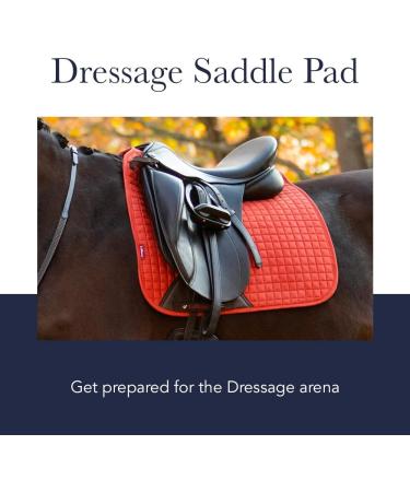 LeMieux White Dressage Suede Square Saddle Pad - Large | Equestrian Riding Equipment & Accessories - Buy Online on SooperMarket.com