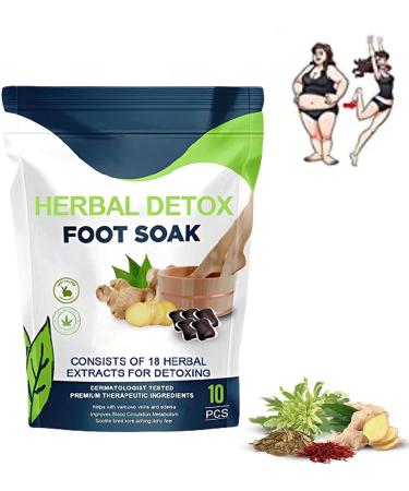 Oveallgo Herbal Detox Foot Soak Beads Herbal Detox&shaping Cleansing Foot Soak Beads Herbal Detox Cleansing Foot Soak Beads (1bag)