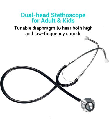 Scian Manual Blood Pressure Monitor - Professional Emergency Kit with Double-Head Stethoscope & Adult Cuff (22-42 cm) - International Shipping Available - Buy Online on SooperMarket.com