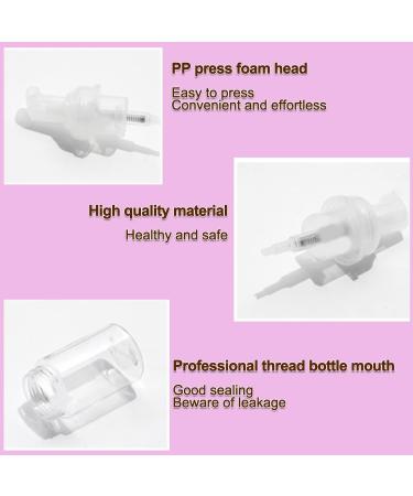 10pcs 30ml Foam Bottles - Portable Refillable Liquid Soap Dispenser - Travel-Friendly PP Container - Buy Online on SooperMarket.com