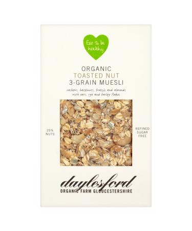 Daylesford Organic Toasted Nut 3-Grain Museli 450g