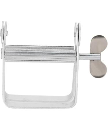 Plastic Material Durable Rolling Tube Toothpaste Squeezer Rotate Toothpaste Dispenser Accurant and Ease Silver for Home Use Bathroom - Buy Online on SooperMarket.com