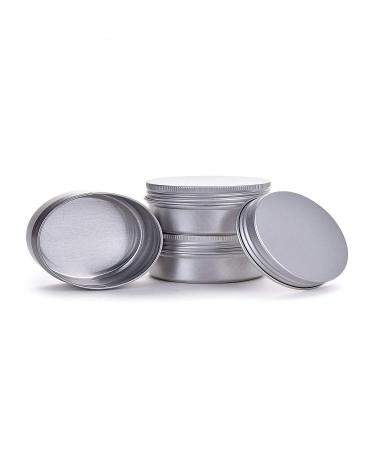 20 Pack 0.5oz Aluminum Tin Jars - Refillable Round Containers for Lip Balm, Cream - 15ml Screw Lid Bottles - Buy Online on SooperMarket.com