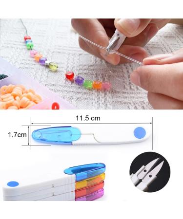 QBJAYTY 0.8mm Clear Elastic Bracelet String for Clay Beads - 100M Stretchy Cord for Jewelry Making - White - Buy Online on SooperMarket.com