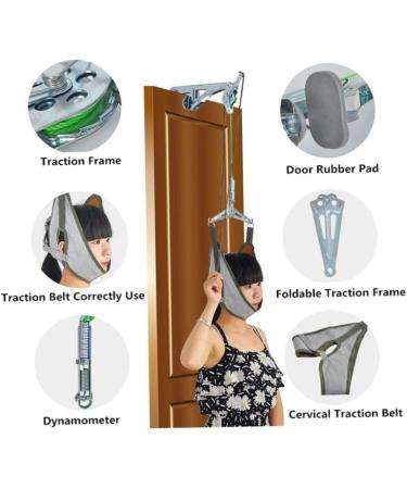 Over Door Neck Traction Neck Stretcher Hammock Cervical Neck Shoulder Pain Relief Device Health Equipment - Buy Online on SooperMarket.com