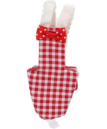 Buy Entatial Parrots Pilot Suit - Red Grid Waterproof Bird Tights for ARA & Budgies (L) - Perfect for Pet Protection - Buy Online on SooperMarket.com