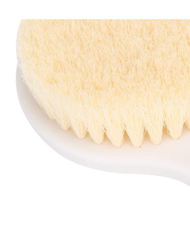 White Ergonomic Body Scrubber with Hanging Hole - Ideal for Hotels, Bathrooms, and Toilets - Buy Online on SooperMarket.com