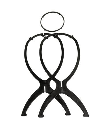 Wig Stand Holder - Rbenxia 6pcs Portable Durable Plastic Folding Hairpieces Display Tool - Black - Buy Online on SooperMarket.com