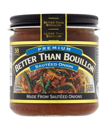 Better Than Bouillon Sauteed Onion Base | Blendable Flavor Booster | 38 Servings | 8oz Jar (Pack of 2) - Buy Online on SooperMarket.com