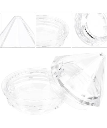 Beavorty 60 Pcs Eye Shadow Bottle Make up Packing Supplies Travel 3x3cmx2pcs Transparent Colorx2pcs - Buy Online on SooperMarket.com