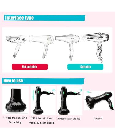Supatmul Hair Diffuser Adjustable Hair Dryer Attachment for Curly & Wavy Hair | Perfect for 4-5cm Nozzles Ideal for Hairdressers - Buy Online on SooperMarket.com