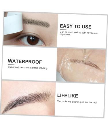 Gogogmee 9 Sheets Waterproof Eyebrow Stickers Eyebrow Stencils Imitation Eyebrow Cosmetic 6d Eyebrow Trimming - Buy Online on SooperMarket.com