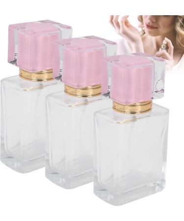 Verdant Touch Perfume Refillable Bottle Glass Perfume Bottle 50ml Refillable Spray Atomizer Container Transparent Pink Liquid Empty - Buy Online on SooperMarket.com