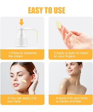 Manuka Honey Cream Face Moisturizer and Body Lotion for Dry Skin Hydrating & Firming Face & Body Skin Care Daily Lotion Lightweight Non-Greasy Anti Wrinkle Honey Facial Cream for Women & Men - Buy Online on SooperMarket.com