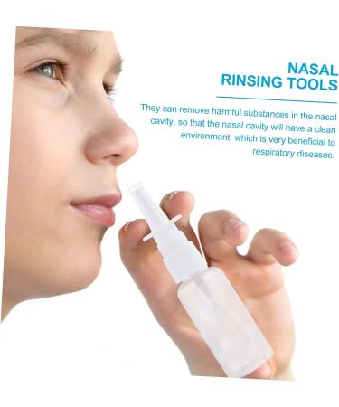 Healeved 4 Pcs Nasal Spray Bottle Set - Fine Mist Sprayer Small Plastic Bottles for Nose Cleaning - Buy Online on SooperMarket.com