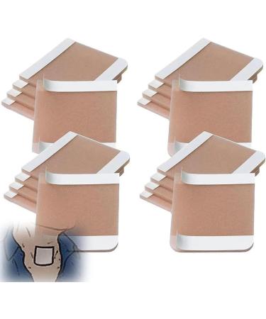 ZPBlwt neck stoma protection laryngectomy tracheostomy air tubes-incision protection medical disposable-stoma protection cover for laryngectomy for home trips 30 pieces