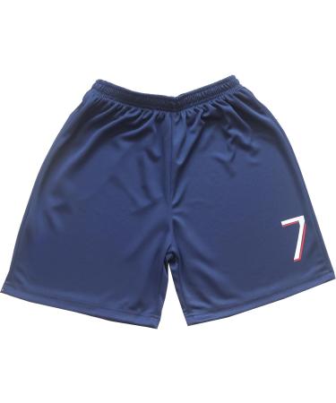 DMDMK Paris Mbappe #7 Jersey Shorts & Socks - Kids Youth Navy 26 (9-10 years) - 2023/2024 International Shipping - Buy Online on SooperMarket.com