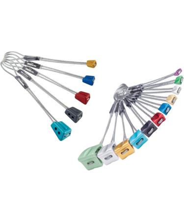 DMM Nutset 1 - Wallnuts + Alloy - clamping wedges - colored - set