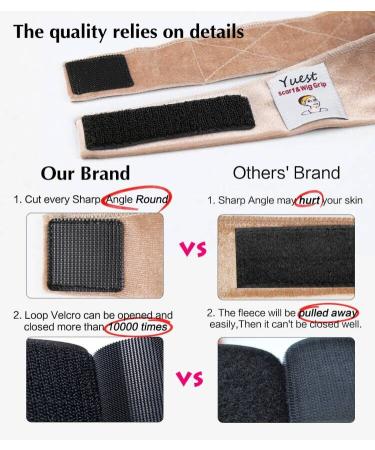 Yuest Wig Grip Band with 4 Pcs Wig Caps - No Slip Wig Gripper for Lace Front Wigs - Buy Online on SooperMarket.com