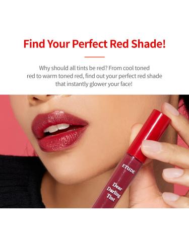 Etude House Dear Darling Water Gel Tint (#RD302 Dracula Red) - Long-Lasting Fruity Color | Shop Internationally - Buy Online on SooperMarket.com