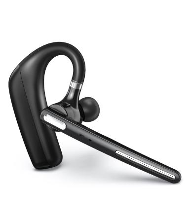 Ngsod Bluetooth Headset - Wireless Headset with Microphone 90 Days Standby/110 Hours Talktime, Bluetooth Earpiece for Cell Phone/PC Tablet/Laptop Computer, Headphones for Trucker/Driver/Business