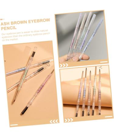 BELLIFFY 5pcs Women Eyebrow Pencils Brow Pencils with Brush Anti-perspiration Eyebrow Pens Makeup Tools Paste - Buy Online on SooperMarket.com