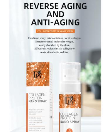 Collagen Facial Spray Collagen Face Mist Deep Hydrating & Nourishing Tightens Fine Lines & Wrinkles Moisturizer Spray Anti Aging Skin Care for Dry and Dehydrated Skin Vegan Cruelty Free - Buy Online on SooperMarket.com