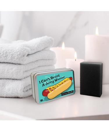 Juicy Wiener Charcoal Soap Bar - Fun Gag Gifts for Women - Perfect for Birthdays Bachelorette Parties & Girls Night Out - Buy Online on SooperMarket.com
