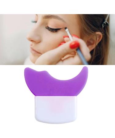 Mascara Eyelash Deflector Eyelash Applicator Prevent Smudge Double Arc Silicone For All Face Shapes (Purple) - Buy Online on SooperMarket.com