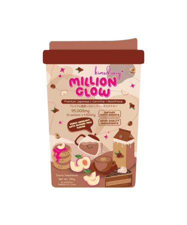 Kimsdiary Million Glow Peach Hazelnut with Almond Milk