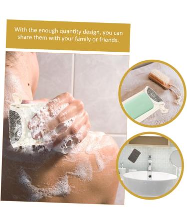 Baluue 16 Pcs Black Linen Soap Bag Soap Saver Soap Exfoliating Body Bar Soap Foaming Soap Foam Soap Flax - Buy Online on SooperMarket.com
