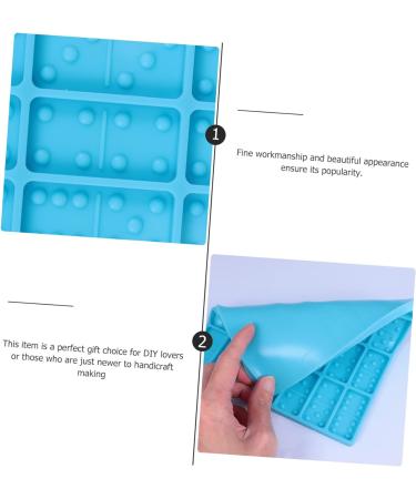 STOBOK Chocolate Molds 3pcs Mold Silica Gel Crystal Chocolate Candies 3D Resin Molds Bluex3pcs 20.5X8.5X0.8CMx3pcs - Buy Online on SooperMarket.com