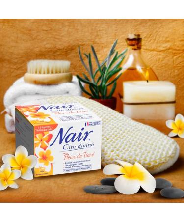 Nair Divine Wax with Tiar Flower - Long-Lasting Professional Hair Removal for Short Hair - 400g International Shipping - Buy Online on SooperMarket.com