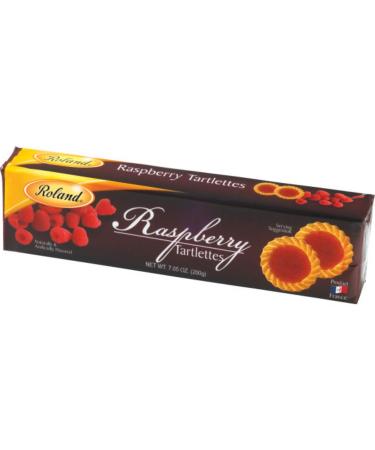 Roland Foods Raspberry Tartlette Cookies, Specialty Imported Food, 7.05-Ounce Box Raspberry 12-Count Packages (Pack of 20)
