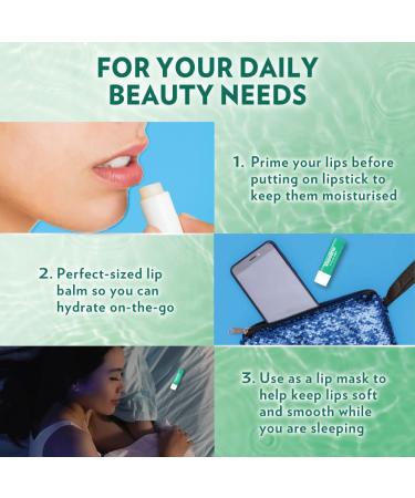 Vaseline Lip Therapy Mint with Backer Card - Hydrating Lip Balm - Buy Online on SooperMarket.com