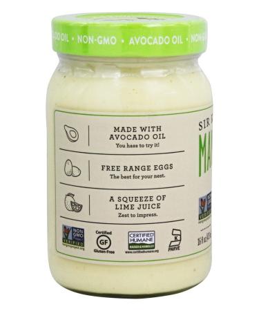 Sir Kensington's Avocado Oil Mayonnaise - Creamy 16 fl oz (473 ml) | Healthy Gourmet Condiment - Buy Online on SooperMarket.com